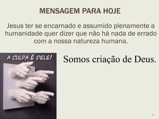 31
Aparições de Jesus Ressuscitado
O trecho final de – Mc 16.9-20 – foi composto por volta do
ano 150 d.C., um epílogo que apresenta um resumo sobre as
aparições de Jesus ressuscitado que está nos outros
evangelhos.
Desta forma temos as seguintes relações:
- Mc 16.9-11 // Jo 20.11-18: a Maria Madalena;
-- Mc 16.12,13 // Lc 24.13-35: aos Discípulos de Emaús;
-- Mc 16.14 // Jo 20.19: aos Onze e demais Discípulos;
-- Mc 16.15 // Mt 28.18-20: aos Onze na Galiléia;
-- Mc 16.19 // Lc 24.50-53: ascensão de Jesus.
 