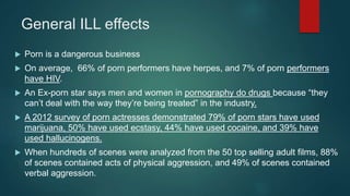 Mass communication and social problems - pornography | PPTX
