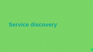 Service discovery
21
 