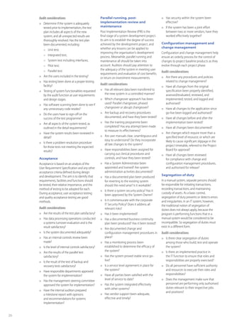 Auditing Systems Development | PDF