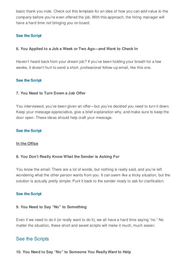 how to turn down a job offer email