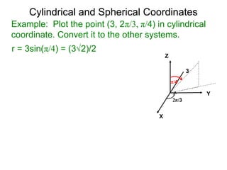 27 triple integrals in spherical and cylindrical coordinates | PPT