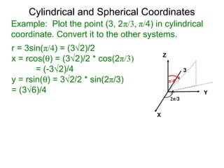 27 triple integrals in spherical and cylindrical coordinates | PPT