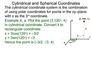 27 triple integrals in spherical and cylindrical coordinates | PPT