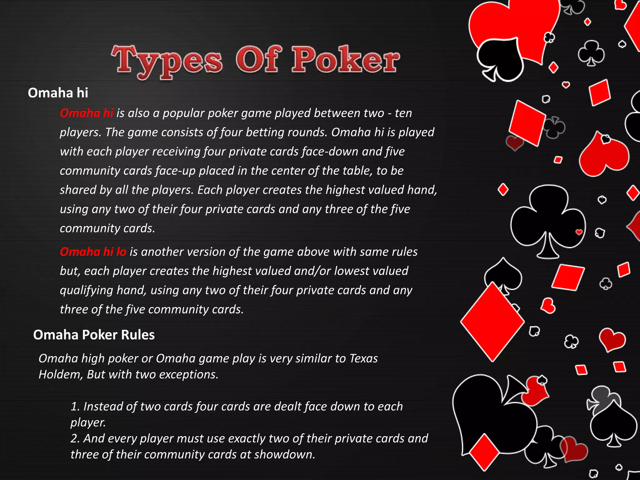 $100 underground e book - How to be a champion in online poker games | PPTX