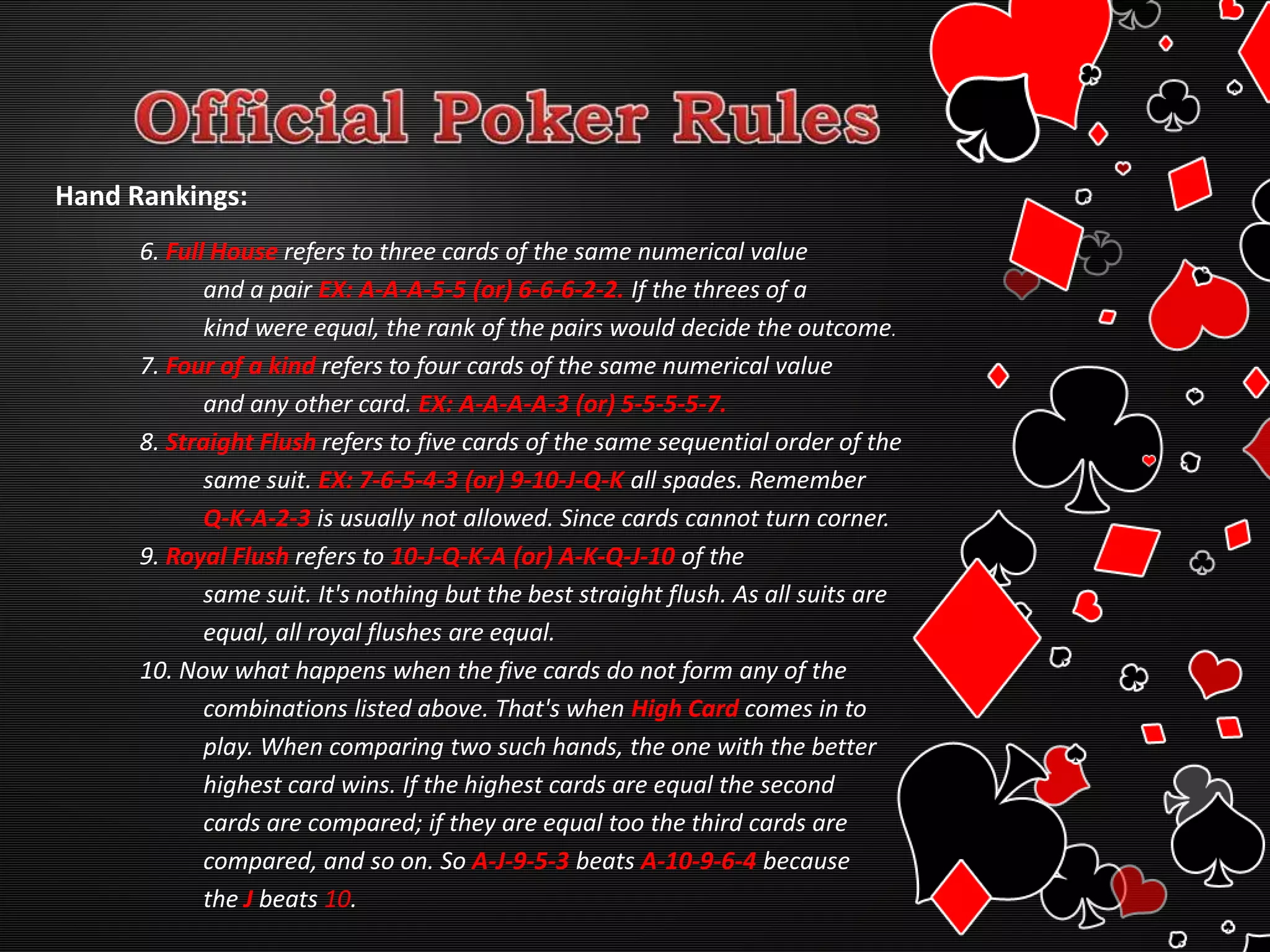 $100 underground e book - How to be a champion in online poker games | PPTX