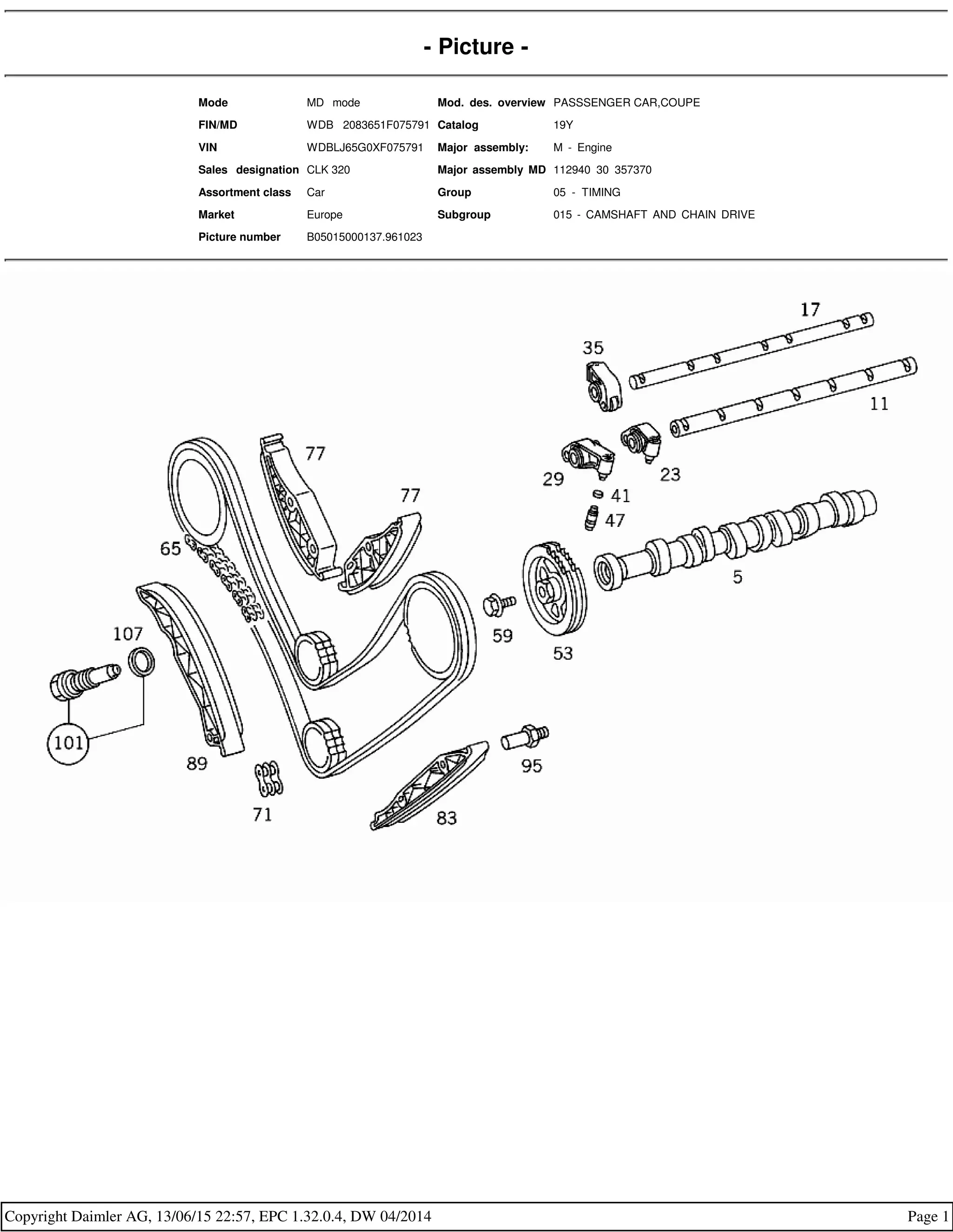 Mercedes benz m112 engine - epc | PDF
