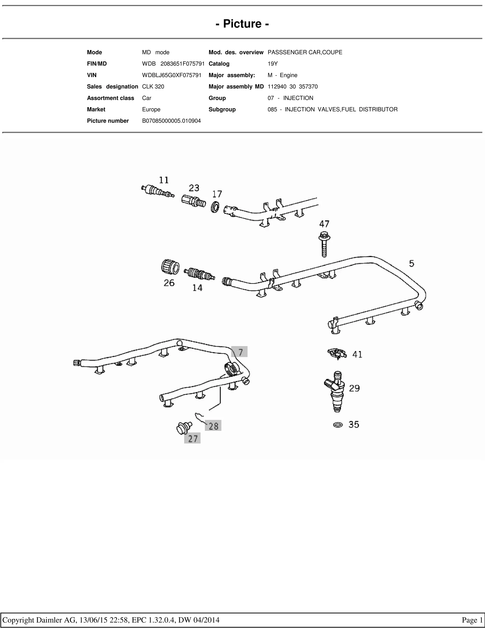 Mercedes benz m112 engine - epc | PDF
