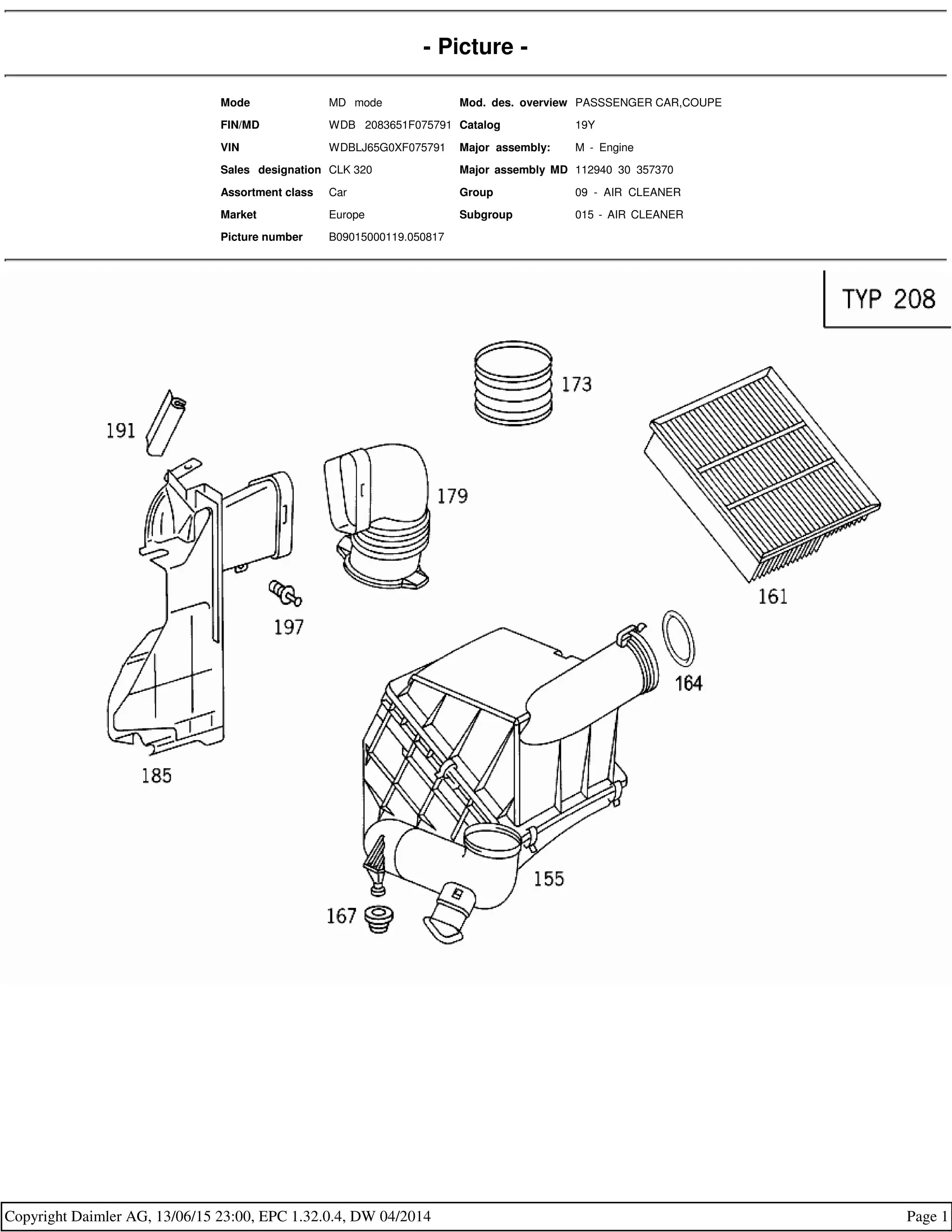 Mercedes benz m112 engine - epc | PDF