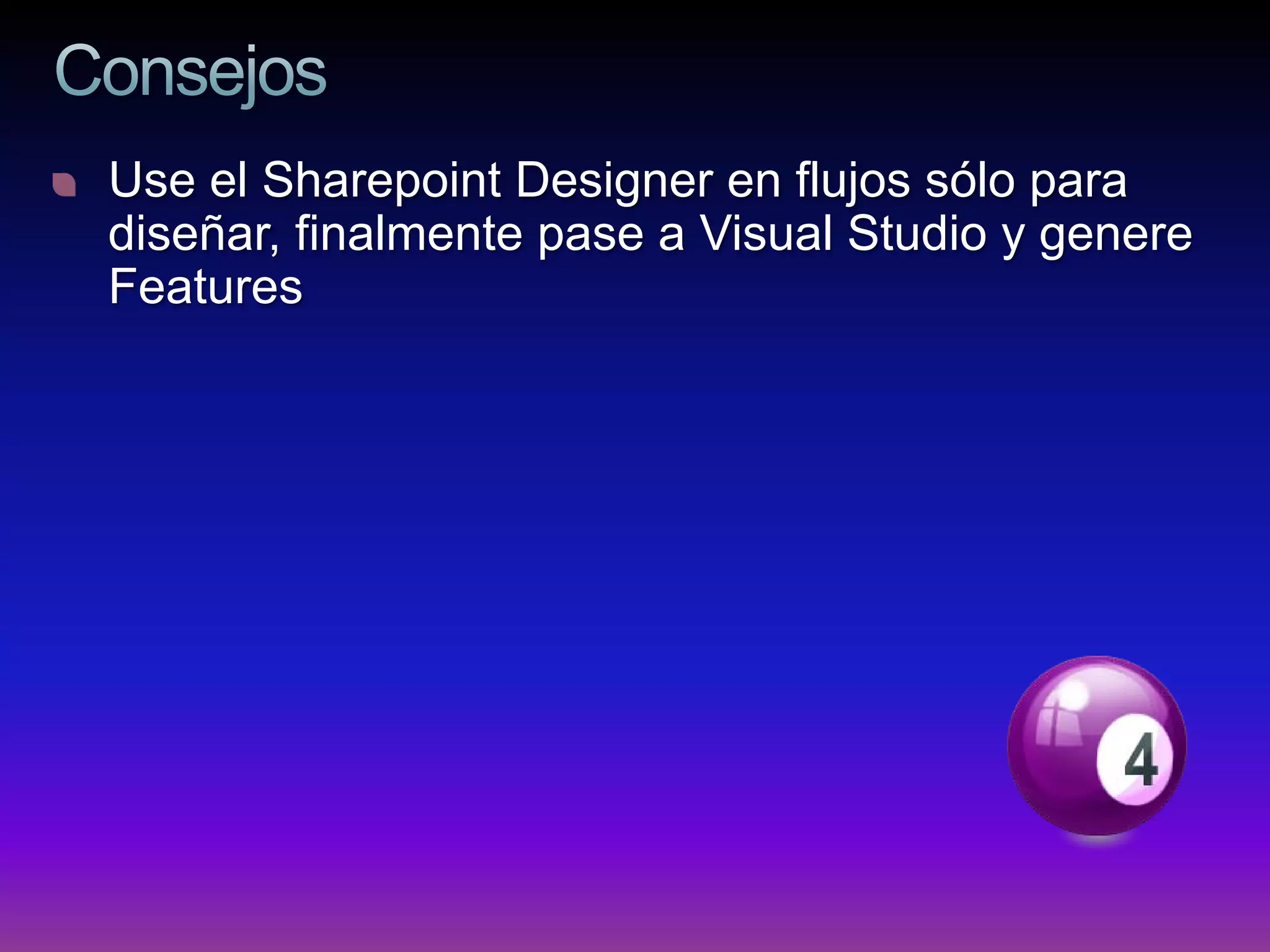 Use el Sharepoint Designer en flujos sólo para
diseñar, finalmente pase a Visual Studio y genere
Features
 