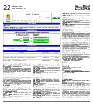 22                  sexta-feira
                    28 de dezembro de 2012

                                                                                                                              70
                                                                                                                                                                  Diário Oficial
                                                                                                                                                                   GUARUJÁ
                                                                                                                                    NBR 7.500/05 - Símbolos de risco e manuseio para o transpor-
                                                                                                                                    te e armazenamento de materiais.
                                                                                                                                    NBR 10.157/87 - Aterros de resíduos perigosos – Critérios
                                                                                                                                    para projetos, construção e operação.
                                                                                                                                    NBR 8.418/84 - Apresentação de projetos de aterros de resí-
                                                                                                                                    duos industriais perigosos.
                                                                                                                                    NBR 11.175/90 - Incineração de resíduos sólidos perigosos –
                                                                                                                                    Padrões de desempenho (antiga NB 1265).
                                                                                                                                    Port. MINTER Nº 53/79 - Dispõe sobre o destino e tratamento
                                                                                                                                    de resíduos
                                                                                                                                    Dec. Federal Nº 96.044/88 - Regulamenta o Transporte Rodo-
                                                                                                                                    viário de Produtos Perigosos
                                                                                                                                    Port. INMETRO no 221/91 - Aprova o Regulamento Técnico “
                                                                                                                                    Inspeção em equipamentos destinados ao transporte de produ-
                                                                                                                                    tos perigosos a granel não incluídos em outros regulamentos.”
                                                                                                                                    4. CONCEITOS BÁSICOS.
                                                                                                                                    Para efeito deste Termo de Referencia, apresentam-se abaixo al-
                                                                                                                                    guns conceitos necessários:
                                                                                                                                    a) Resíduos Sólidos: os que resultam das atividades humanas e
                                                                                                                                    que se apresentam nos estados sólidos, semi-sólidos ou líquidos,
                                                                                                                                    este ultimo quando não passível de tratamento convencional;
                                                                                                                                    b) Classificação de resíduo: envolve a identificação do processo
                                                                                                                                    ou atividade que lhes deu origem, de seus constituintes e carac-
                                                                                                                                    terísticas, e a comparação destes contribuintes com listagens de
                                                                                                                                    resíduos e substâncias cujo impacto à saúde e ao meio ambien-
                                                                                                                                    te é conhecido (ABNT-NBR 10.004/ 2004);
                                                                                                                                    c) Gerenciamento de Resíduos Sólidos: o processo que compre-
                                                                                                                                    ende a coleta, a manipulação, acondicionamento, o transporte,
                                                                                                                                    o armazenamento, o transporte, a reciclagem e a disposição e/
                                                                                                                                    ou destinação final dos resíduos sólidos;
                                                                                                                                    d) Transbordo: procedimento de repasse de transporte de resíduo;
                                                                                                                                    e) Transportador: agente responsável pelo transporte dos resí-
                                                                                                                                    duos sólidos na fonte geradora até o receptor de resíduos.
                                                                                                                                    f ) Receptor: agente responsável pelo reprocessamento, trata-
                                                                                                                                    mento e/ou disposição final dos resíduos.
                                                                                                                                    g) Disposição final: medida adotada pelo gerador para descar-
                                                                                                                                    te dos seus resíduos, de forma adequada ambientalmente de
                                                                                                                                    modo a evitar danos ou riscos à saúde pública e à segurança, e a
                                                                                                                                    minimizar os impactos ambientais adversos.
                                                                                                                                    h) Destinação final: medida adotada para o descarte final de re-
                                                                                                                                    síduos gerado, dentre as alternativas de reprocessamento (reu-
                                                                                                                                    tilização/recuperação, reciclagem e tratamento)
                                                                                                                                    5 - ROTEIRO PARA APRESENTAÇÃO DO PGRS
                                                                                                                                    5.1 – Identificação do Empreendimento
                                                                                                                                    - Razão Social;
                                                                                                                                    - Telefone/fax;
APÊNDICE A: MANUAL DE INSTRUÇÕES PARA A ELABORA-                   Procedimentos                                                    - CNPJ;
ÇÃO DO PLANO DE GERENCIAMENTO DE RESÍDUOS SÓLI-                    Norma da ABNT – NBR 12235/92 – Armazenamento de Resí-           - Tipo de Atividade;
DOS NO MUNICÍPIO DE GUARUJÁ - PGRS                                 duos Sólidos de Perigosos                                        - Nome fantasia;
APRESENTAÇÃO                                                       Norma da ABNT – NBR 7501/05 – Transporte de cargas perigosas.   - Responsável Legal pelo empreendimento;
O presente Termo de Referencia visa instruir adequadamente         NBR 7503/08 - Ficha de emergência para transporte de pro-       - Endereço Completo;
os diversos empreendimentos quanto à elaboração e apresen-         dutos perigosos.                                                 - CEP;
tação do Plano de Gerenciamento de Resíduos Sólidos – PGRS,        NBR 7504/03 - Envelope para transporte de cargas perigosas.     - Responsável Técnico pelo empreendimento.
constituindo um documento integrante no sistema de gestão          Características e dimensões.                                     5.2 – Identificação do Responsável Técnico pela elaboração
ambiental do município.                                            NBR 8285/96 - Preenchimento da ficha de emergência              e implementação do PGRS
Deve abordar todas as ações visando minimizar a geração de         NBR 8286/87 - Emprego da simbologia para o transporte ro-       - Nome;
resíduos na fonte, bem como todos os procedimentos a serem         doviário de produtos perigosos                                   - Formação;
adotados na segregação, coleta, classificação, acondicionamen-     NBR 11174/89 - Armazenamento de resíduos classe II (não         - Telefone/fax;
to, armazenamento temporário, interno/externo, transporte          inertes) e III (inertes)                                         - ART;
interno/externo, reciclagem, reutilização, tratamento interno/     NBR 13221/94 - Transporte de resíduos – Procedimento            - Registro Profissional.
externo e disposição final do resíduo.                             NBR 13463/95 - Coleta de resíduos sólidos – Classificação       5.3 - Resíduos Gerados
O PGRS deve ser elaborado pelo gerador dos resíduos e subme-       NBR 12807/93 - Resíduos de serviço de saúde – Terminologia      Resíduos: determinar / identificar os pontos de geração de re-
tido à análise do órgão ambiental, sendo parte integrante do       NBR 12809/93 - Manuseio de resíduos de serviços de saúde        síduos;
processo de licenciamento ambiental dos empreendimentos, fi-       – Procedimentos                                                  Classe: Classificar e quantificar os resíduos gerados;
cando assim obrigados a apresentá-los para análise, à Secretaria   NR-25 - Resíduos industriais                                    Segregação: Operação de isolamento/Separação dos resíduos
Municipal do Meio Ambiente – SEMAM.                                CONTRAN nº 404 - Classifica a periculosidade das mercado-       por classe, conforme Norma da ABNT NBR – 10.004, os identi-
2 – OBJETIVOS                                                      rias a serem transportadas                                       ficado no momento de sua geração, formas acondicionamento
O Plano de Gerenciamento de Resíduos Sólidos visa minimizar a      Res. CONAMA nº 06/88 - Dispõe sobre a geração de resíduos       adequado do resíduo, conforme a NBR – 11.174/89 sendo (re-
geração de resíduos na fonte, adequar à segregação na origem,      nas atividades industriais                                       síduos classe II) e NBR – 12.235/87 (resíduo classe I), e a melhor
controlar e reduzir riscos ao meio ambiente e assegurar o corre-   Res. CONAMA Nº 05/93 - Estabelece normas relativas aos re-      alternativa de armazenamento temporário, considerando a des-
to manuseio e disposição final.                                    síduos sólidos oriundos de serviços de saúde, portos, aeropor-   tinação final.
3 – LEGISLAÇÂO APLICÁVEIS                                          tos, terminais ferroviários e rodoviários.                       A segregação do resíduo te como principal objetivo, a melho-
 Norma da ABNT – NBR 10004/04 - Resíduos Sólidos – Clas-          Res. CONAMA Nº 275/01 - Simbologia dos Resíduos.                ria da qualidade, evitando a mistura daqueles incompatíveis,
sificação                                                          Res. CONAMA Nº 09/93 - Dispõe sobre uso, reciclagem, desti-     visando garantir a possibilidade da reutilização, reciclagem e a
Norma da ABNT – NBR 10005/04 – Lixiviação de Resíduos –           nação re-refino de óleos lubrificantes.                          segurança de seu manuseio. A mistura de resíduos incompatí-
Procedimentos                                                      Res. CONAMA Nº 283/01 - Dispõe sobre o tratamento e des-        veis pode causar transtornos como: geração de calor; fogo ou
Norma da ABNT – NBR 10006/04 – Solubilização de Resíduos –        tinação final dos RSS.                                           explosão; geração de fumos e gases tóxicos; geração de gases
Procedimentos                                                      NBR 12.235/92 - Armazenamento de Resíduos Sólidos Pe-           inflamáveis; solubilização de substância tóxica, dentre outros.
Norma da ABNT – NBR 10007/04 – Amostragem de Resíduos –           rigosos.                                                         Acondicionamento/Armazenamento: indicação da forma de
 
