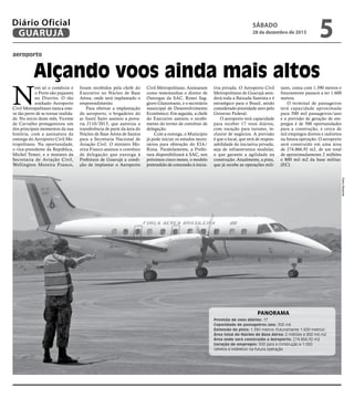 Diário Oficial
GUARUJÁ

sábado

28 de dezembro de 2013

5

aeroporto

Alçando voos ainda mais altos

N

em só o comércio e...