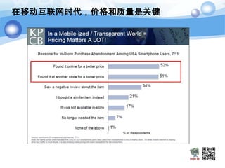 在移动互联网时代，价格和质量是关键
 