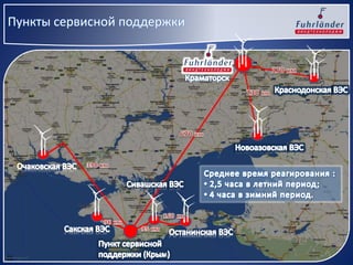 Пункты сервисной поддержки
 