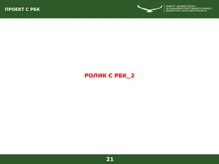 ПРОЕКТ С РБК
21
РОЛИК С РБК_2