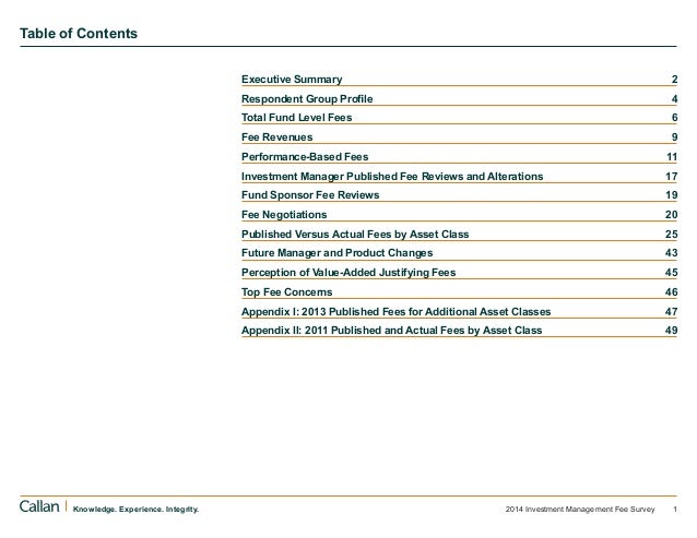 Callan Chart 2014