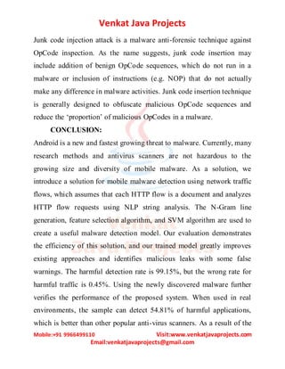 robust malware detection for iot devices using deep eigen space ...