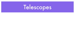 Telescopes
 