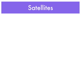 Satellites
 