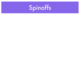 Spinoffs
 