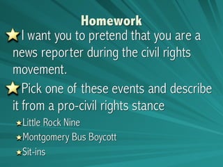 Civil Rights Movement 1