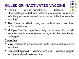 Pollio Examples PAEDIATRIC IMMUNIZATION LECTURE - EDITED.ppt