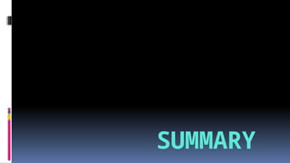 SUMMARY
 