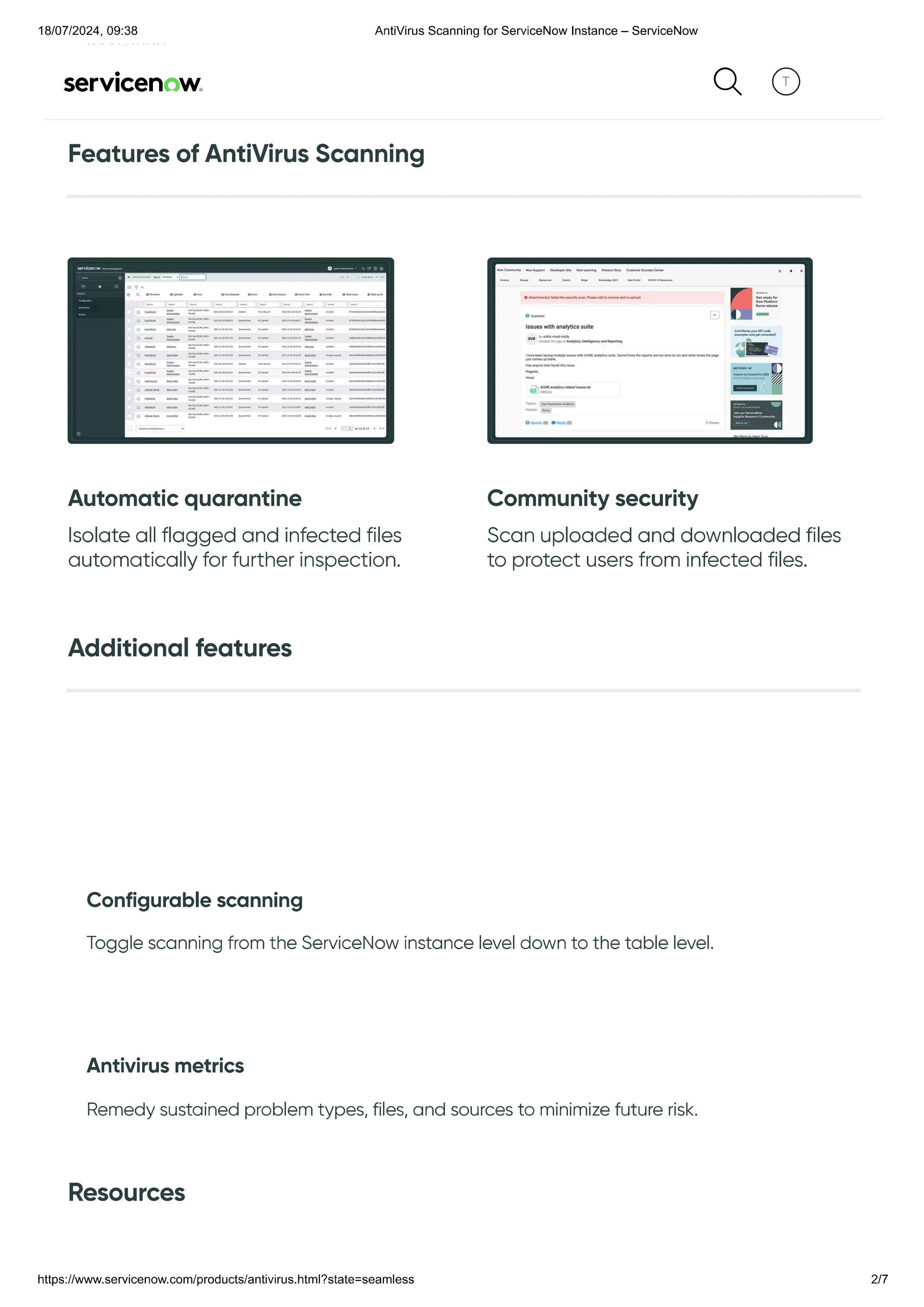 ServiceNow AntiVirus Scanning protect integrity.pdf