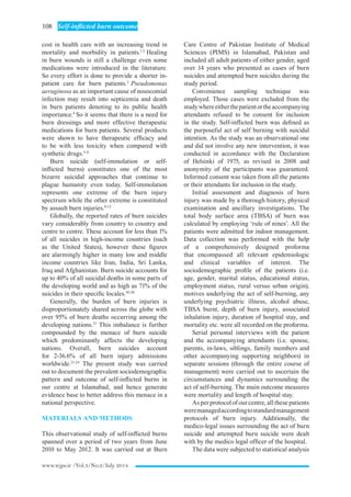 Self immulation | PDF | First Aid | Injuries