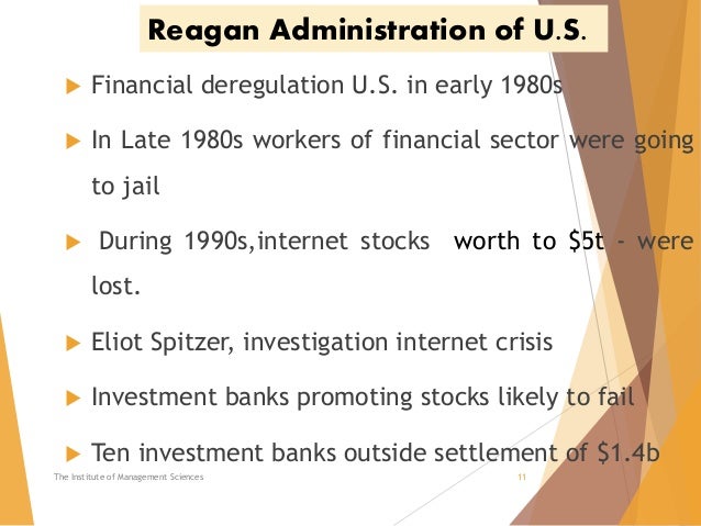 What were the economic effects of the Reagan administration?