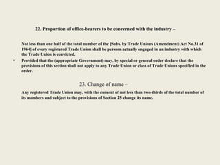 28016369 trade-union-act-1926 | PPT