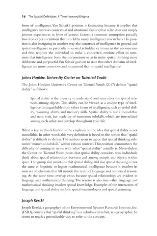 Spatial Intelligence Why It Matters From Birth Through The Lifespan 1st ...