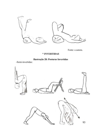 93
* INVERTIDAS
Ilustração 28: Posturas Invertidas
-Semi-invertidas:
Fonte: a autora.
 