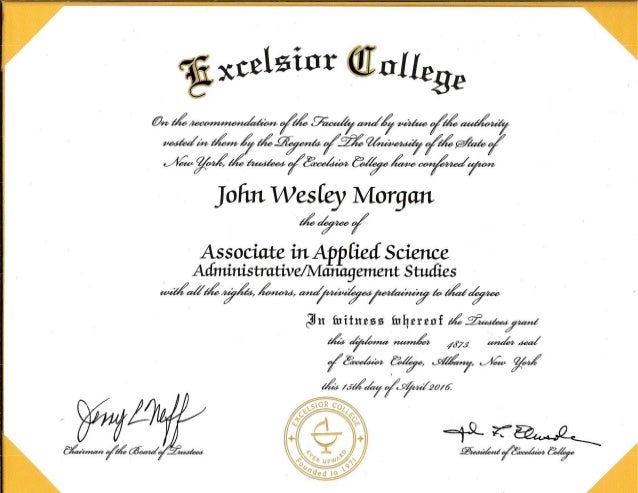 Excelsior s Admin Mang Studies Diploma Excelsior s Admin Mang Studies Diploma