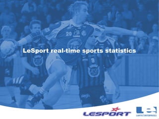LeSport real-time sports statistics
 