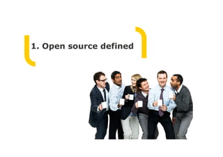 1. Open source defined
 