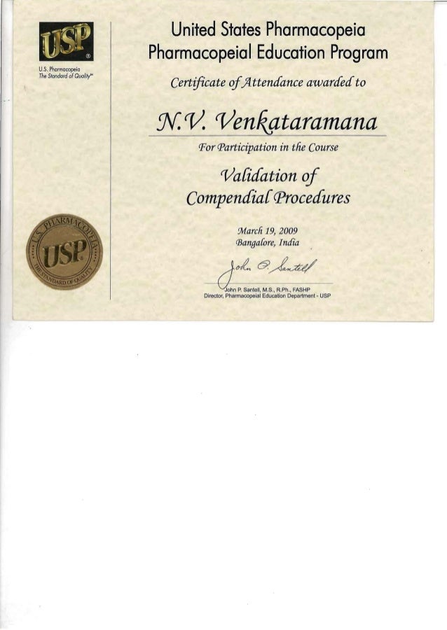 Validation Certificate Template