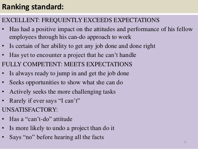 samples of employee reviews