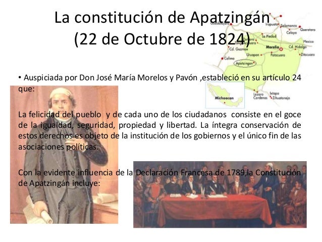 Derecho la constitución de Apatzingan