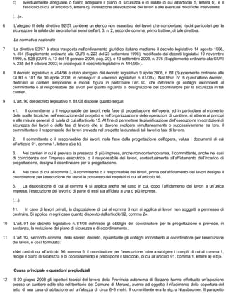 281 la nomina del coordinatore per la sicurezza | PDF