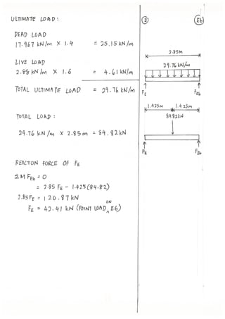 Beams and Columns Individual Calculations