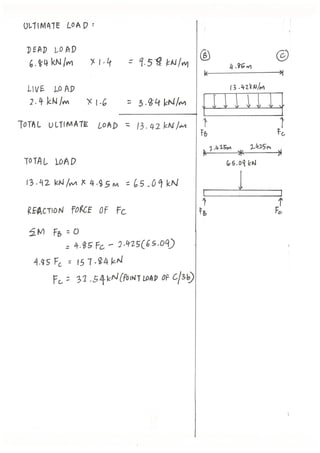 Beams and Columns Individual Calculations
