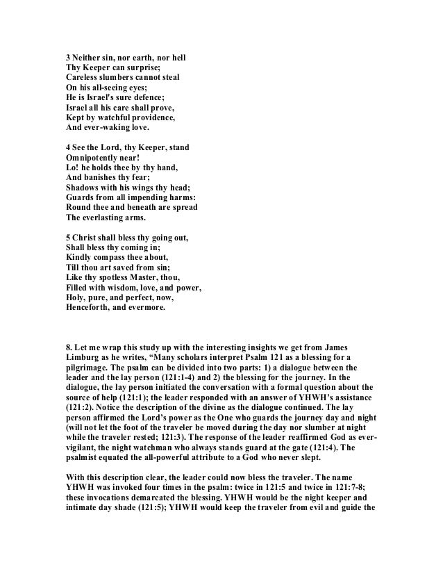 28129072 Psalm 121 commentary 28129072-psalm-121-commentary