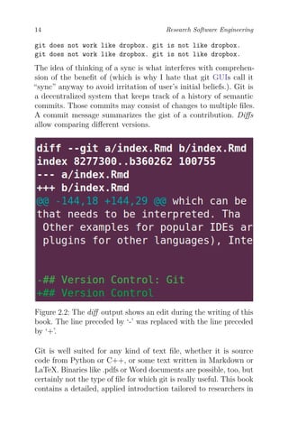 Research Software Engineering A Guide To The Open Source Ecosystem ...