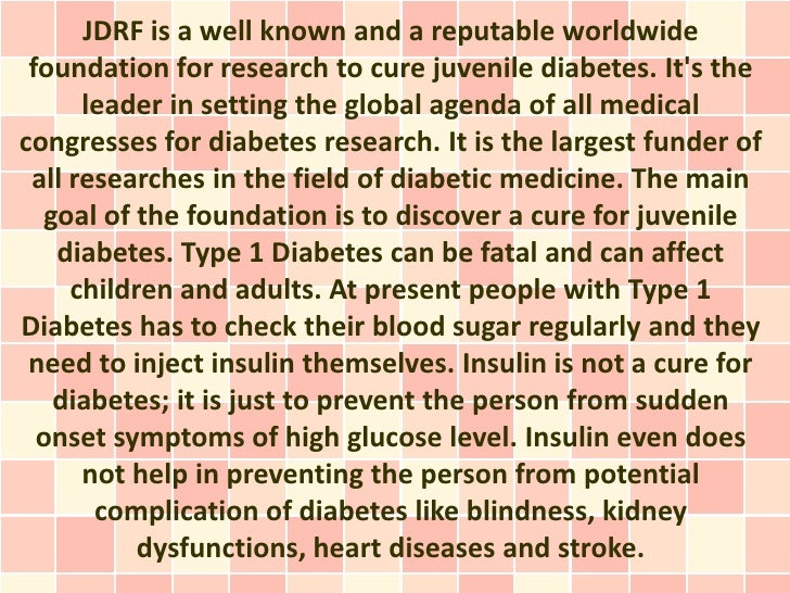 Cure for Type 1 Diabetes Is One Step Closer