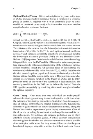 Optimal Control Theory With Applications In Economics Thomas A Weber | PDF
