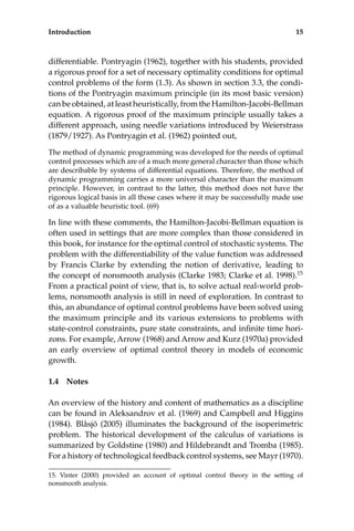 Optimal Control Theory With Applications In Economics Thomas A Weber | PDF