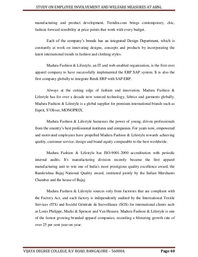 a study on welfare measures Providing good welfare measures the basic purpose of employee welfare is to enrich the life of employees and to study about the impact of employee welfare facilities on job satisfaction in an organization at chennai the main purpose of the study is to know the impact of welfare facilities on job satisfaction and also to. a study on welfare measures Providing good welfare measures the basic purpose of employee welfare is to enrich the life of employees and to study about the impact of employee welfare facilities on job satisfaction in an organization at chennai the main purpose of the study is to know the impact of welfare facilities on job satisfaction and also to.