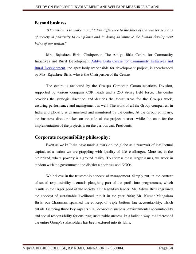 a study on welfare measures Providing good welfare measures the basic purpose of employee welfare is to enrich the life of employees and to study about the impact of employee welfare facilities on job satisfaction in an organization at chennai the main purpose of the study is to know the impact of welfare facilities on job satisfaction and also to. a study on welfare measures Providing good welfare measures the basic purpose of employee welfare is to enrich the life of employees and to study about the impact of employee welfare facilities on job satisfaction in an organization at chennai the main purpose of the study is to know the impact of welfare facilities on job satisfaction and also to.