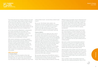 31
The mining and resource industry downturn has seen
parts of the Hunter Valley property market exposed
to job losses and reductions in rental rates, in many
cases, houses have been discounted in order to
achieve a sale. Sadly, housing market prospects in
these towns dependant on the mining industry do not
look likely improve in the short to medium term.
At the time of writing, Williamtown’s contamination
issue again dominates the front page of the
Newcastle Herald. Unfortunately for many living
within the identified contamination zone the
nightmare of this situation continues to roll on – but
at what cost to all stakeholders involved?
With market commentary surrounding negative
gearing, a looming federal election, tighter lending
practices, Donald Trump and global economic
conditions dominating the headlines it seems the
second half of 2016 will be one full of bravado and
political rhetoric. How this influences the local
property market in the short term remains to be
seen, however the fundamentals remain strong in the
local market.
NSW Central Coast
A Changing Region
Our region is of one the recipients of the state
government's vision of the future. By Proclamation
on 12 May 2016, our region's two councils become
one. No longer do we have a Gosford City Council and
a Wyong Shire Council - we now have a Central Coast
Council.
We are one. The friendly rivalry, banter, one-
upmanship and finger pointing between our former
councils is no more. The models tell us to expect
strength and huge savings for our region as a
single council. We must give thanks to our state's
government for saving us. And we didn’t even ask.
Property Matters
The northern end of our region has seen a rise in
the median value of around 4.7% since the year
started and around 9% over the past twelve months.
Activity in Woongarrah, Hamlyn Terrace and Wadalba
typifies the market sentiment and we notice that a
majority of sales are occurring in the $500,000 to
$600,000 range. Demand for new housing continues
from last year with house and land packages being
well represented. Prices have been rising with
packages (4-bedrooms, 2-bathrooms, 2-car garage
on small blocks) regularly being purchased in the
early to mid $500,000s. From what we can see, the
distribution between owner-occupiers and investors
seems to be fairly even. Yields are estimated to be
around the 4.5% mark at present.
We have been seeing more $700,000 plus sales in
Woongarrah and Hamlyn Terrace, which we attribute
to demand driven by those exiting the Sydney
market. When looking at data provided by CoreLogic
RPData though, the median value for Woongarrah at
present is $540,000 which is down on the previous
two months and indicative of the slight volatility of
this specific market. The increase in developer sales
indicates there is some jostling between developers
in these areas as they secure sites for ongoing
development.
When we think of barometer suburbs, those which
are a good indicator of market sentiment, we often
take a look at Budgewoi. It has at times found itself
on the top ten default suburbs in New South Wales.
A look at CoreLogic RPData statistics shows us that
sales in Budgewoi have increased for the past two
years, but slowed for the first half of 2016 and this is
a telling statistic.
Still at the northern end, the beachside suburb of
The Entrance is known for its volatile unit market
in previous property market cycles. Statistics tell
us that sales volumes are up, but interestingly, the
median value has been quite steady overall.
High end sales at the northern end of the region can
be translated to mean those properties sold in excess
of $1.3 million and there have been a few. A majority
of these sales are beach or lake front properties, but
we say the first half of 2016 is yet to see the sale of a
trophy property.
Over a number of years, the northern end of our
region has seen ongoing development. Much of this
Month in Review
June 2016
Residential
 